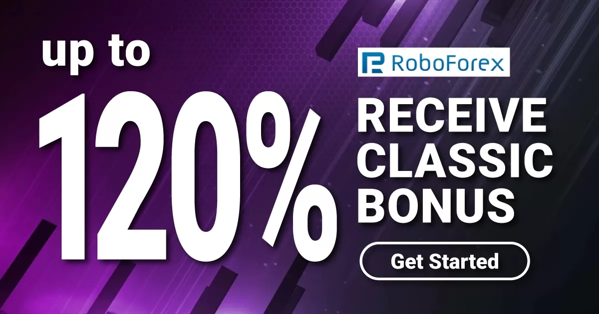 Receive up to 120% Free Classic Bonus RoboForex