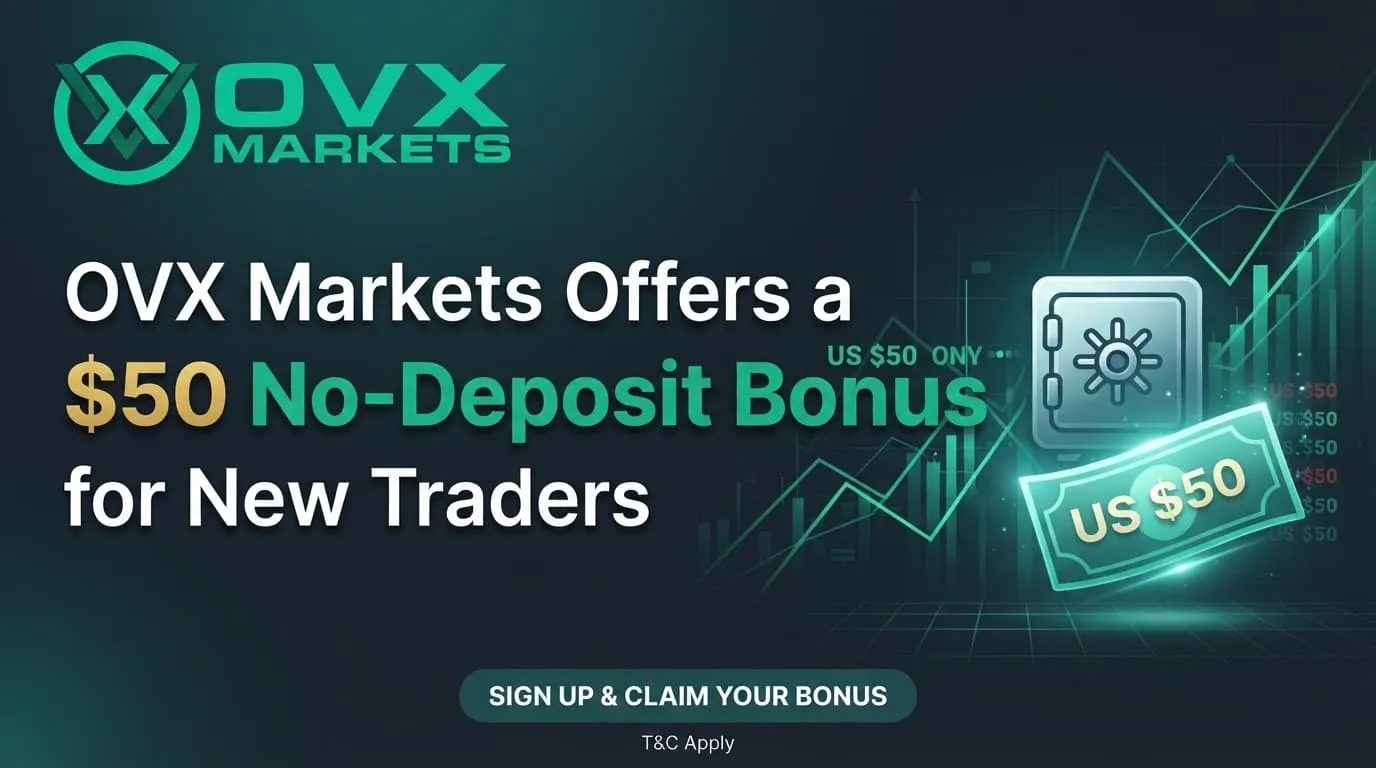  OVX Markets Offers a $50 No-Deposit Bonus for Forex Traders