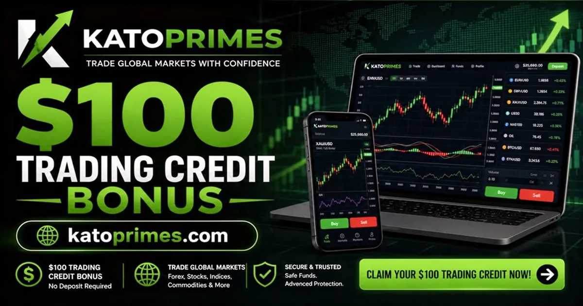 Kato Prime $100 Forex No Deposit Bonus Details