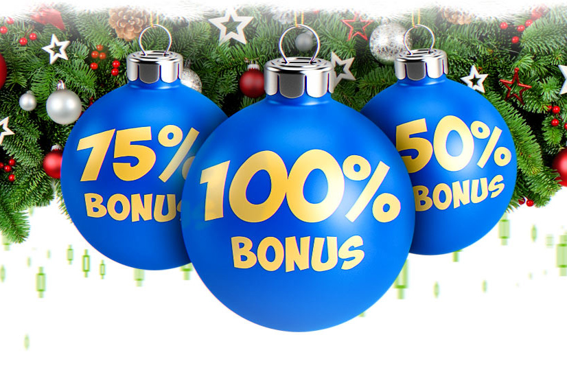 100% Holiday Deposit Bonus Forex Promotion